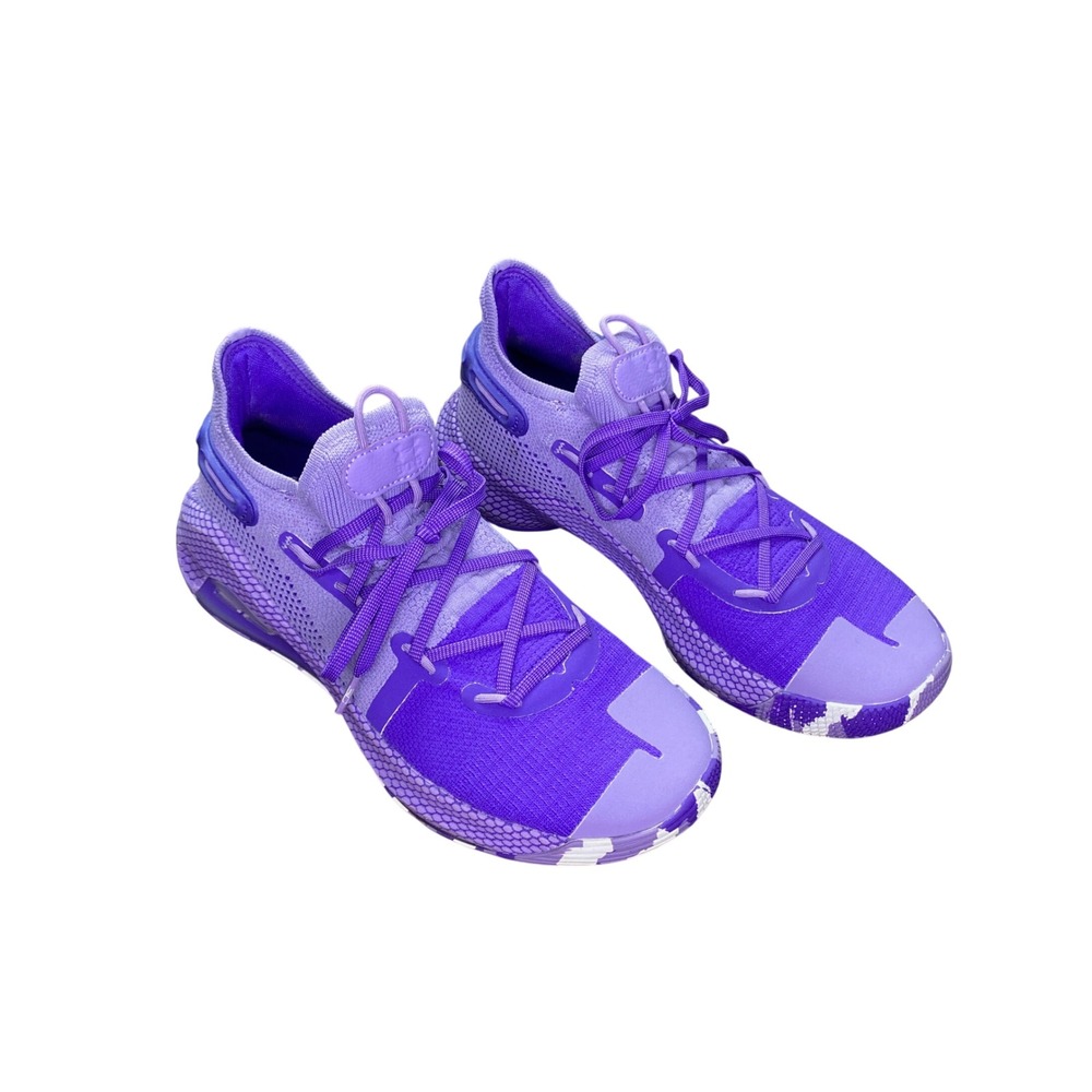 Under Armour Curry 6 Purple Basketball Shoes Women Sneakers United We Win Size 8